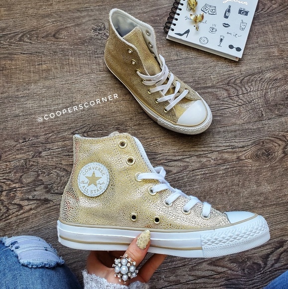 Converse Shoes - NEW Converse Ctas Metallic Hi